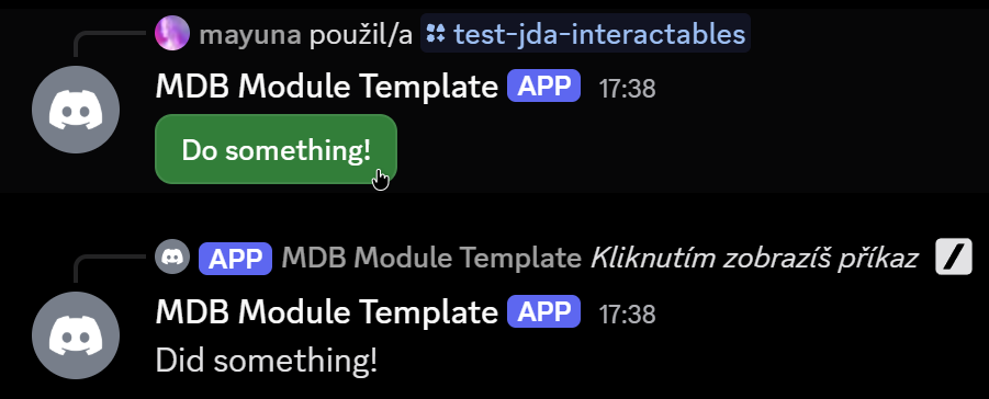 JDA Interactables Do Something Button